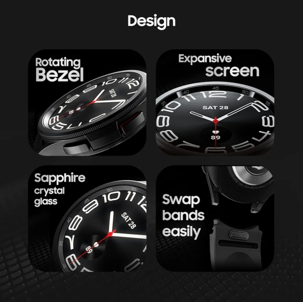 Samsung Galaxy Watch6 Classic (Silver, 43mm)
