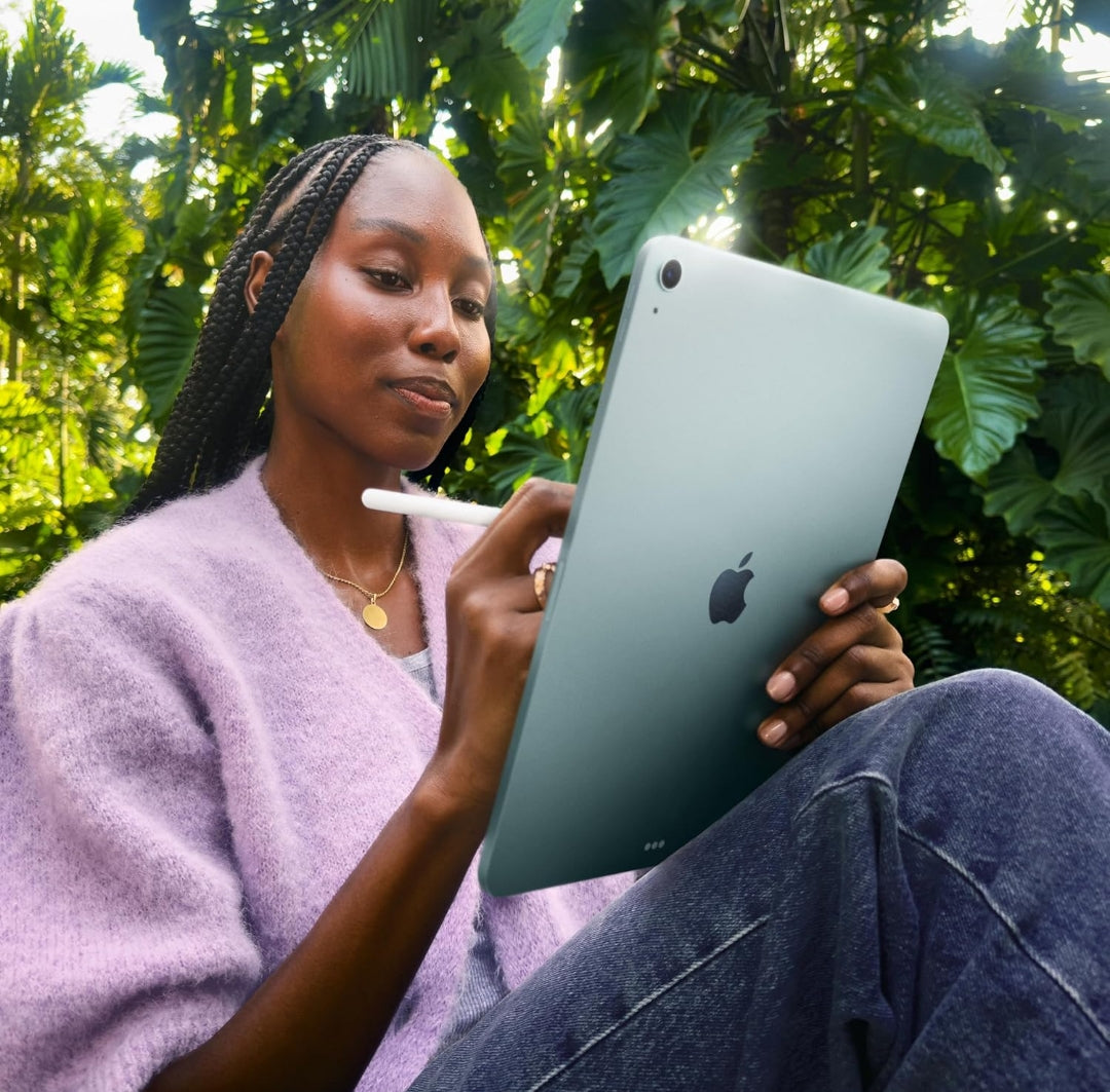 Apple iPad Air 13″ with M3 chip: Built for Apple Intelligence, Liquid Retina Display, 1TB, 12MP Front/Back Camera, Wi-Fi 6E + 5G Cellular, Touch ID, All-Day Battery Life — Space Gray