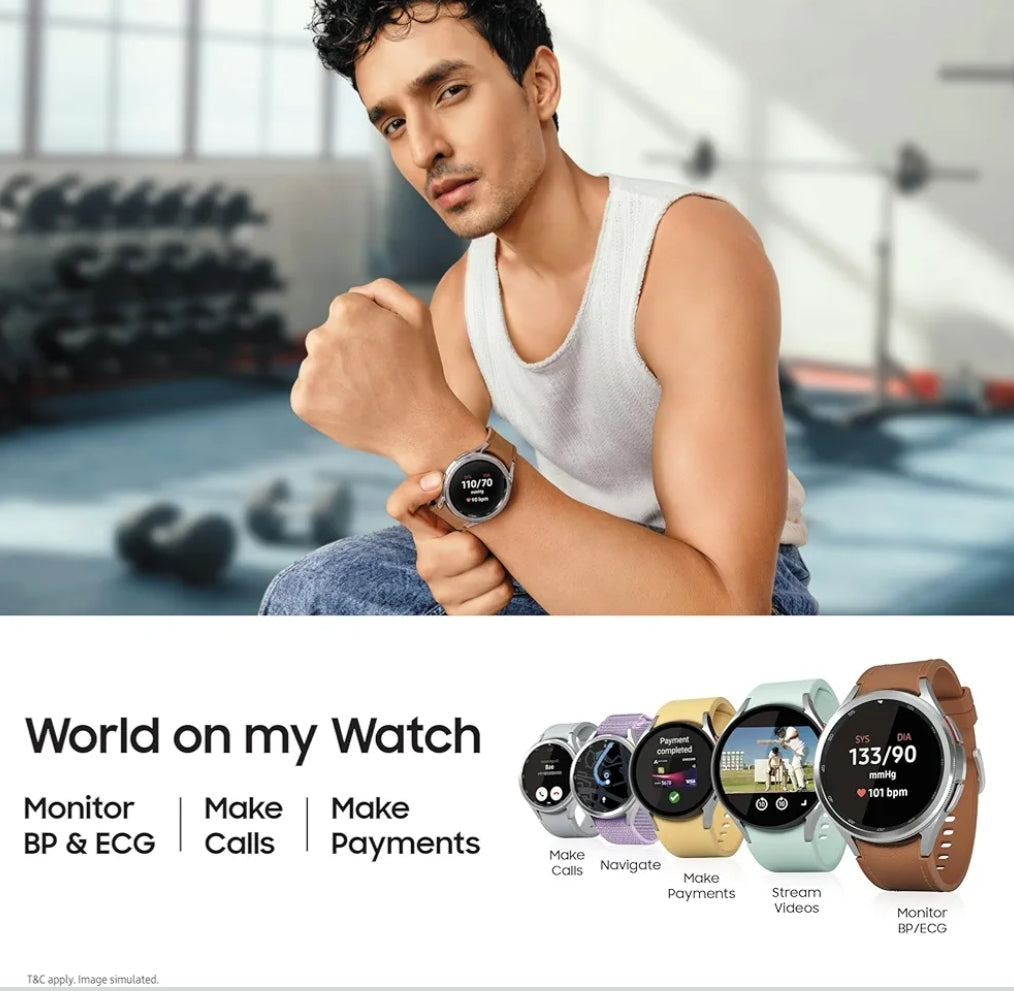 Samsung Galaxy Watch6 Classic (Silver, 43mm)