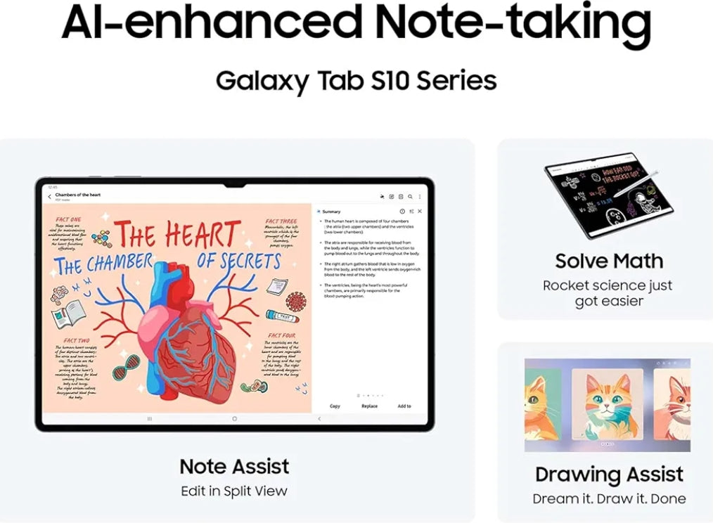 Samsung Galaxy Tab S10 Ultra [Smartchoice], S Pen in-Box, 36.99 cm (14.6 inch) Dynamic AMOLED 2X Display, 12 GB RAM, 256 GB Storage, Wi-Fi + 5G Tablet, Moonstone Gray