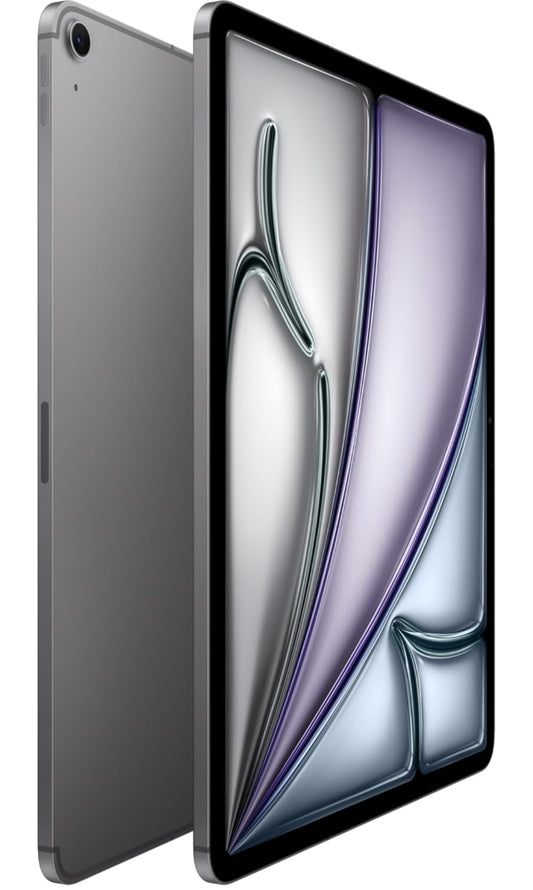 Apple iPad Air 13″ with M3 chip: Built for Apple Intelligence, Liquid Retina Display, 1TB, 12MP Front/Back Camera, Wi-Fi 6E + 5G Cellular, Touch ID, All-Day Battery Life — Space Gray